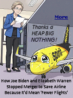 While the focus will be on the bailout not coming, what people will forget is that there was a bailout for Spirit, and from the private sector. It was killed by Democrats, specifically President Joe Biden's administration, who thought that letting Spirit exist as an unsustainable separate entity would be good for competition and lead to lower ticket prices and more jobs. Now, Spirit is completely out of business, meaning less competition, higher ticket prices, and 17,000 employees out of work.